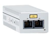 Allied Telesis AT DMC1000 - Fibermediekonverterare - 1GbE - 1000Base-SX, 1000Base-T - RJ-45 / SC-läge (multi-mode) - upp till 500 m - 850 nm
