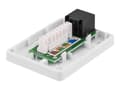 Pikkukuva 4 / 5: Deltaco VR-217, Tasainen, Valkoinen, RJ-45, Cat6, U/UTP (UTP), 49 mm