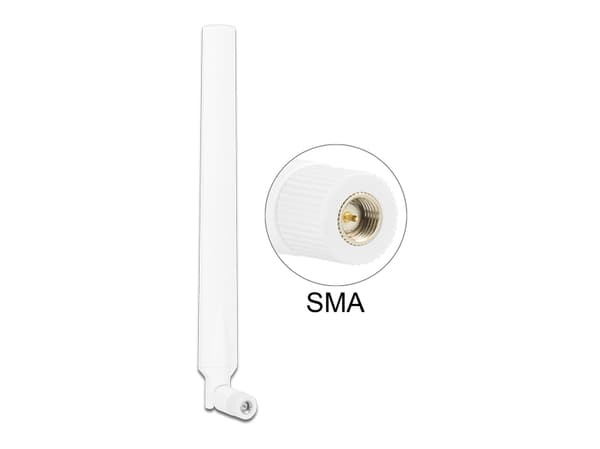 Delock - Antenne - innendørs - Smart Home - 4 dBi - rundtstrålende - innendørs - hvit
