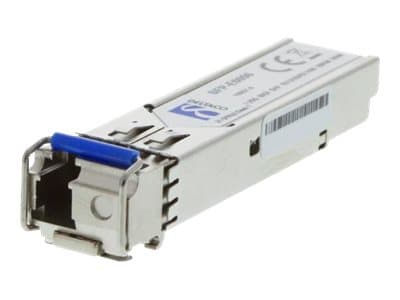 DELTACO SFP-C0017 - SFP (mini-GBIC) transceivermodul (tilsvarer: Cisco GLC-BX-U) - 1GbE - 1000Base-BX-U - LC-enkeltmodus - opp til 20 km - 1310 (TX)