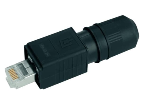 Telegärtner J80026A0013, RJ45, Sort
