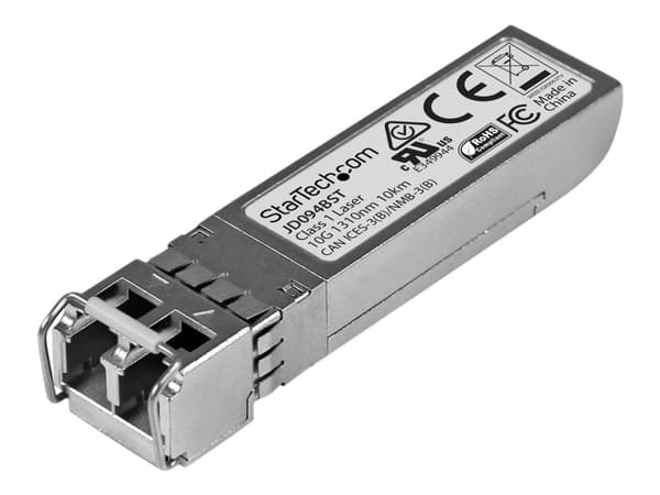 StarTech.com HPE JD094B Compatible SFP+ Module, 10GBASE-LR, 10GbE Single Mode (SMF) Fiber Optic Transceiver, 10GE Gigabit Ethernet SFP+, LC Connector