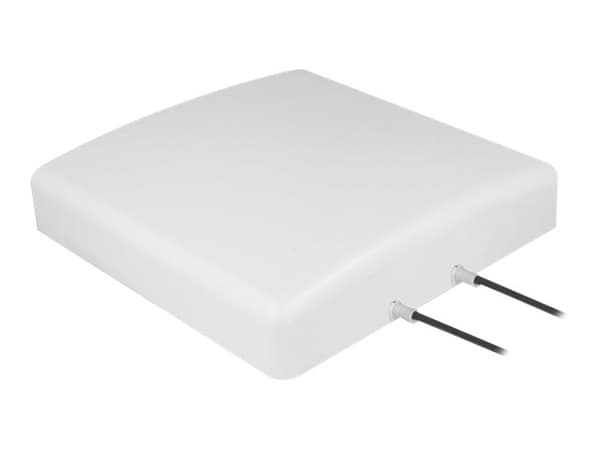 Delock - Antenne - plate - 8 dBi - direksjonal - utendørs, kan monteres på vegg, mast
