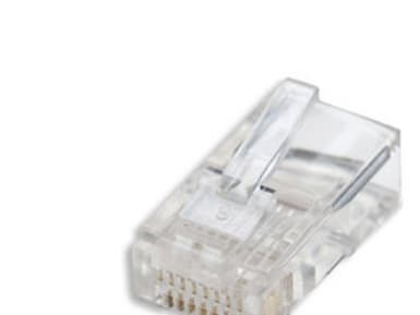 Intellinet 502375, RJ-45, Gjennomsiktig, Gull, 100 stykker
