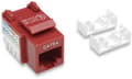 Miniatyrbilde 1 av 5: Intellinet 210478, Flat, Rød, RJ-45, Hunkjønn, 22/26, Cat5e