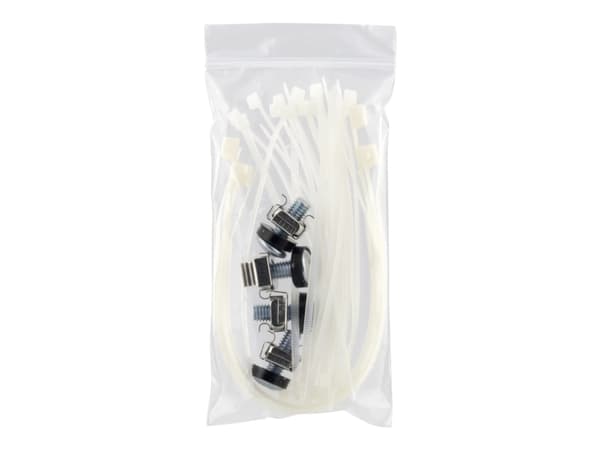 DELTACO PAN-120 - Patch-panel - CAT 6 - UTP - RJ-45 X 24 - svart - 0.5U - 19"