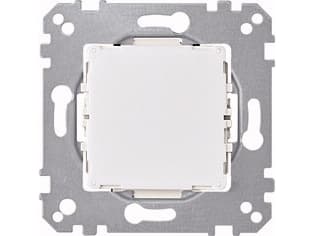 Merten 587091, Knapper, Aluminium, Hvit, 1 stykker