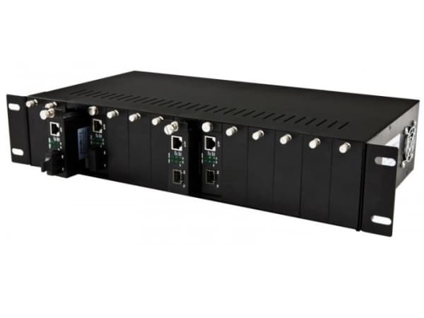 ALLNET media converter 14 spor chassis 19
