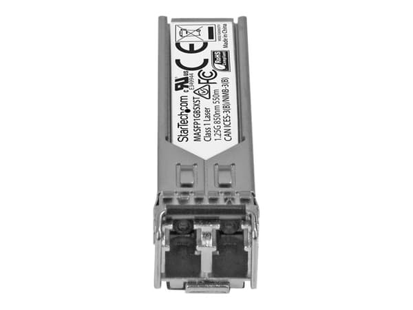 StarTech.com Cisco Meraki MA-SFP-1GB-SX Compatible SFP Module, 1000BASE-SX, 1GbE MMF Optic Transceiver, LC Connector, 550m, 850nm, DDM, Cisco Meraki