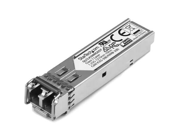 StarTech.com Juniper EX-SFP-1GE-LX Yhteensopiva SFP-moduuli, 1000BASE-LX, 1GbE Single Mode (SMF) valokuitulähetin, 1GE Gigabit Ethernet SFP, LC-liiti