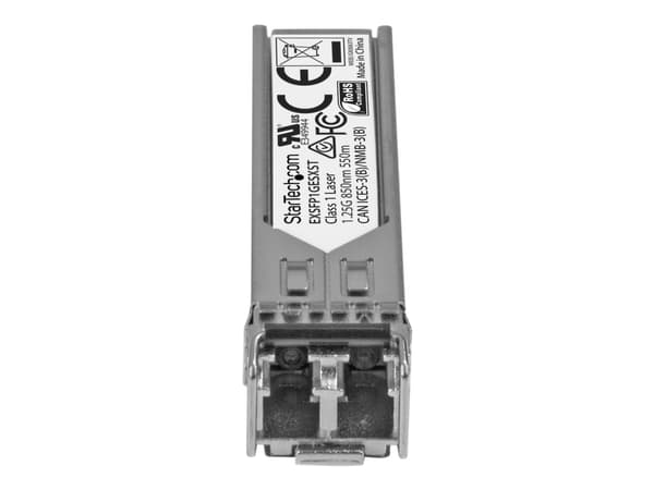 StarTech.com Juniper EX-SFP-1GE-LX Yhteensopiva SFP-moduuli, 1000BASE-LX, 1GbE Single Mode (SMF) valokuitulähetin, 1GE Gigabit Ethernet SFP, LC-liiti