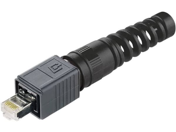 Telegärtner J80026A0016 RJ45-pistokesarja Variantti 4 J80026A0016 Pistoke, suora Navat: 8P8C Musta 1 kpl