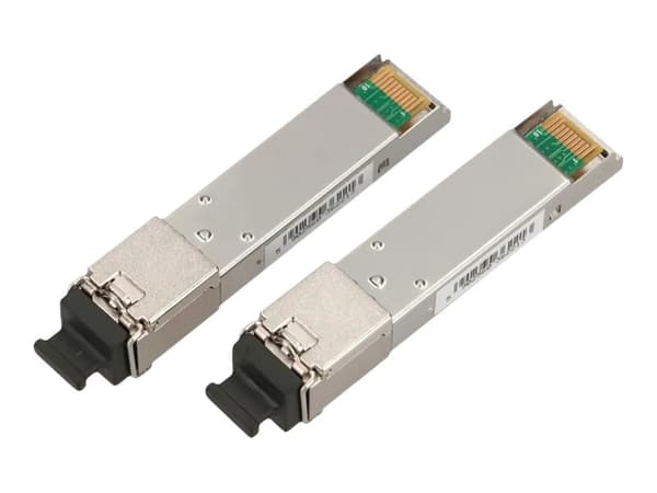 Extralink - SFP (mini-GBIC) transceivermodul - 1GbE, SONET - WDM - SC-enkeltmodus - opp til 20 km - OC-24 LR-1 - 1310 nm / 1550 nm (en pakke 2)