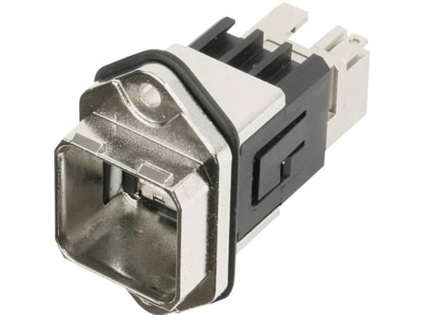 Telegärtner J80020A0010, RJ-45, Svart, Messing, Hunkjønn, Rett, Metall, Cat6