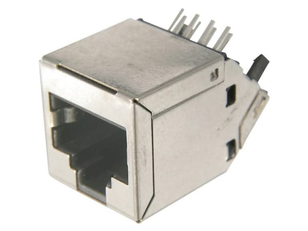 ASSMANN WSW AMJ-188-30101-CAT6 Modulaarinen johto, RJ45, CAT 6 AMJ-188-30101-CAT6 Tilslutning, indbygning vandret Poltal: 8P8C Sølv 1 stk