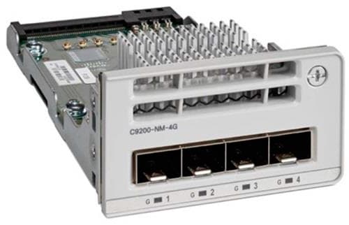 Cisco Catalyst 9200 Series Network Module - Expansionsmodul - Gigabit Ethernet x 4 - för P/N: C9200-48PL-A++, C9200-48PL-E++, C9200L-24P-4G-E-INTERPA
