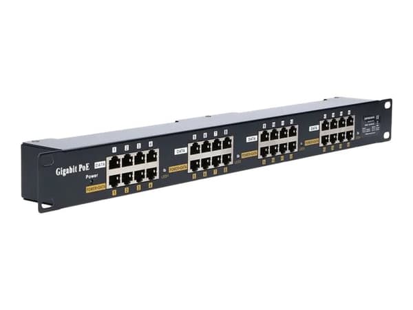 Extralink - Strömtillförsel (kan monteras i rack) - AC 100-240 V - utgångskontakter: 16 - 1U - 19"