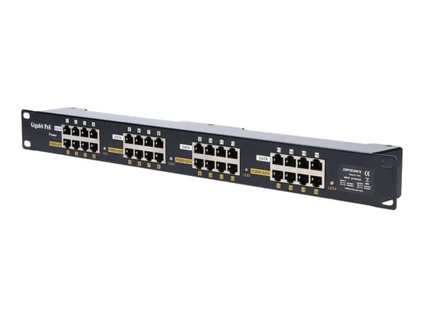 Extralink - Strömtillförsel (kan monteras i rack) - AC 100-240 V - utgångskontakter: 16 - 1U - 19"