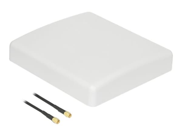 Delock - Antenne - plate - 8 dBi - direksjonal - kan monteres på vegg, stangmontering