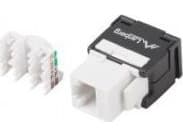 Lanberg KSU5-2000 - Modulär insättning - CAT 5e - UTP - RJ-45 - vit, svart