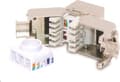 Pikkukuva 4 / 4: KeyStone Cat6A pistorasia, STP, itsesulkeutuva (KEY-STP-C6A)