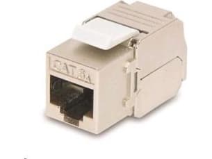 KeyStone Cat6A pistorasia, STP, itsesulkeutuva (KEY-STP-C6A)