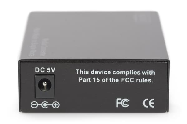 DIGITUS Professional DN-82124 - Medieomformer - 1GbE - 1000Base-SX - SC flermodus / SC-enkeltmodus - opp til 20 km - 850 nm / 1310 nm