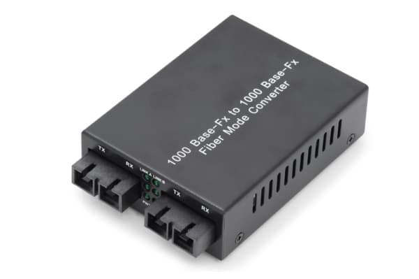 DIGITUS Professional DN-82124 - Medieomformer - 1GbE - 1000Base-SX - SC flermodus / SC-enkeltmodus - opp til 20 km - 850 nm / 1310 nm