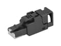 Miniatyrbilde 3 av 3: Telegärtner J00026A3000, RJ-45, Sort, 1 stykker