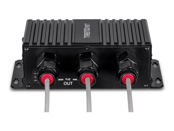 TRENDnet TI-EU120 - Nettverk/strøm-utvider - 1GbE - 10Base-T, 100Base-TX, 1000Base-T - TAA-samsvar