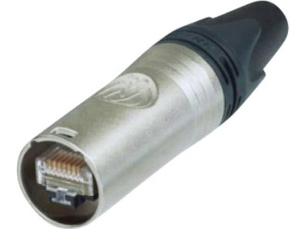 Neutrik NE8MX6, RJ-45, Svart, Silver, Nickel, Zink, Cat6, IP65, -40 - 70 ° C