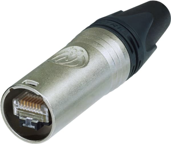 Neutrik NE8MX6, RJ-45, Svart, Silver, Nickel, Zink, Cat6, IP65, -40 - 70 ° C