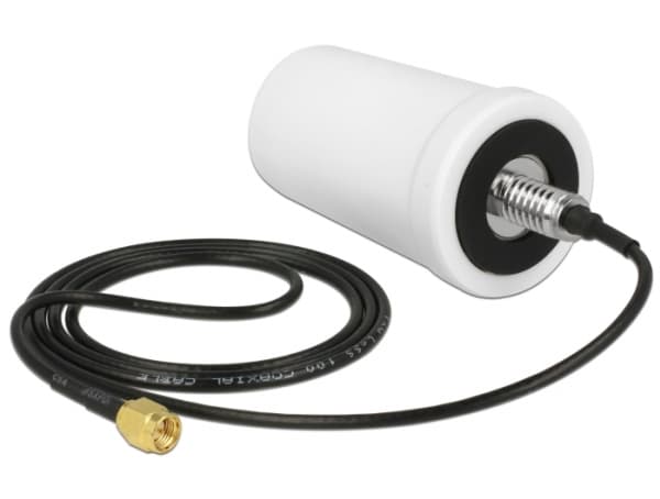 Delock LoRa - Antenne - mobiltelefon, Wi-Fi, Bluetooth - 1,7 dBi (for 1710 - 2170 MHz), 2,01 dBi (for 2300 - 2700 MHz), 1,7 dBi (for 698 - 960 MHz) -