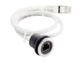Pikkukuva 2 / 2: RJ45-liitin, uppoasennus, liitin, suora Schlegel RRJ_RJ45_SW_150CM Musta 1 kpl