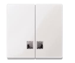 Merten 438519, Knapper, Hvit, 1 stykker