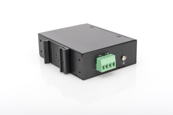 Digitus DN-651111, IEEE 802.3bt, 10/100/1000Base-T(X), Musta, Metalli, IP30, Taiwan