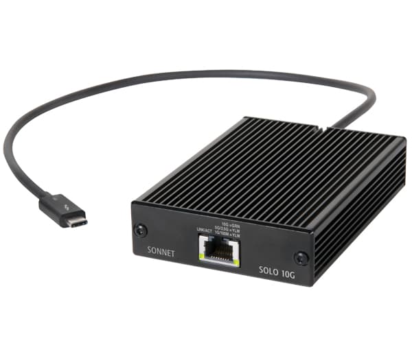 Sonnet Solo10G - Thunderbolt 3 Edition - nätverksadapter - Thunderbolt 3 - 10Gb Ethernet x 1