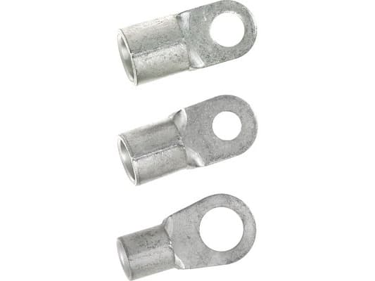Lapp KB50-16R, Tubulær kabelsko (ring), Kopper, Rett, Hunkjønn, Sølv, Kopper