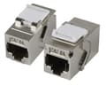 Miniatyrbilde 1 av 3: EFB Elektronik 37521.1V2, Flat, Metallisk, RJ-45, RJ-45, Hunkjønn, Hunkjønn