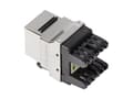 Miniatyrbild 1 av 5: Lanberg KSF5-1000 - Modulär insättning - CAT 5e - FTP - RJ-45 - silver