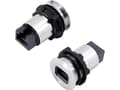 Pikkukuva 3 / 4: Tilslutning, indbygning TRU COMPONENTS RJ45-02 Sølv 1 stk