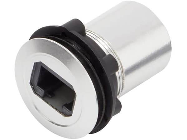 Tilslutning, indbygning TRU COMPONENTS RJ45-02 Sølv 1 stk