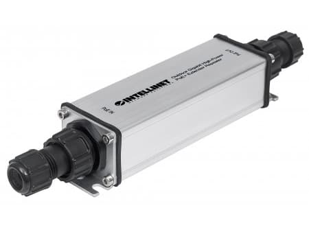 Intellinet 561211, 10,100,1000 Mbit/s, 10/100/1000Base-T(X), IEEE 802.3, IEEE 802.3ab, IEEE 802.3af, IEEE 802.3at, IEEE 802.3u, Sort, Grå, 4 W, FCC B