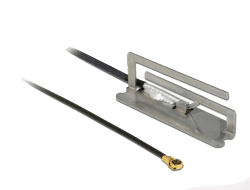 Delock WLAN Internal Antenna MHF IV/ HSC MXHP32 - Antenne - Planar Inverted F-Shaped (PIFA) - Wi-Fi - 1.6 dBi