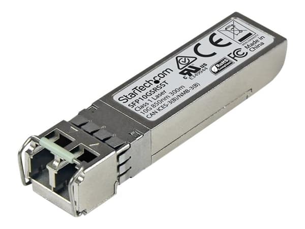 StarTech.com Cisco SFP-10G-SR-S Compatible SFP+ Module, 10GBASE-SR, 10GbE MMF Optic Transceiver, 10GE Gigabit Ethernet SFP+, LC Connector, 300m, 850n