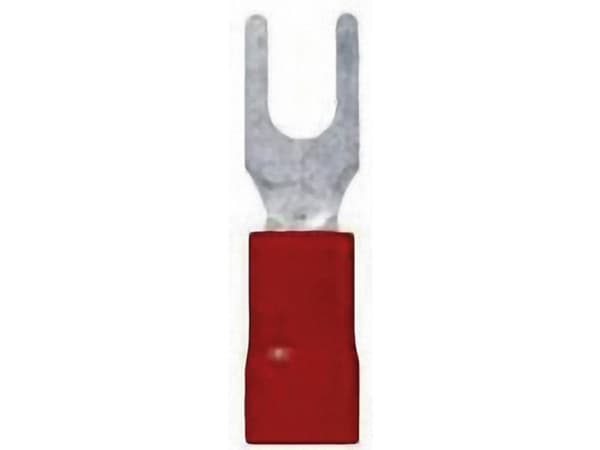 Lapp 63105050, Gaffelterminal, Rett, Rød, 1,5 mm², 0,5 mm²