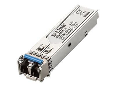 D-Link DIS S310LX - SFP (mini-GBIC) transceivermodul - 1GbE - 1000Base-LX - LC-enkeltmodus - opp til 10 km
