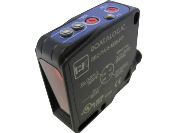 Datalogic S62-PA-5-B01-PP, lajittelu, akryylinitrilbutadienstyren, IP67, 18 mm, 50 mm, 50 mm, 50 mm