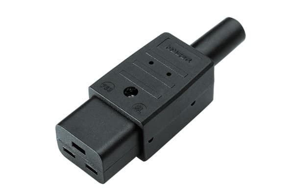 Bachmann - Elkontakt - IEC 60320 C19 - 250 V - 16 A - svart