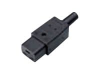 Bachmann - Elkontakt - IEC 60320 C19 - 250 V - 16 A - svart